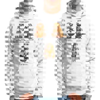 異なるタイプのビーバーズ品種コレクション、かわいいビーバーが大好き。 長袖tシャツ パーカー - Kawaiitshirt