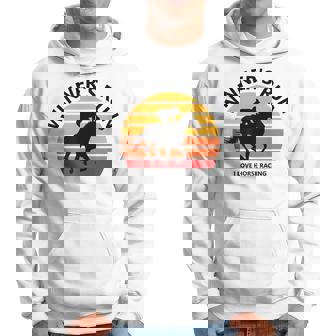 競馬ファンや馬好きの方にお勧め 勝者の走り オシャレな競馬イラスト パーカー - Kawaiitshirt