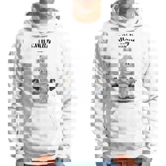 筋トレ ジム やる気がないなら家に帰れ ネザーランドドワーフ ウサギ ホワイト パーカー - Kawaiitshirt