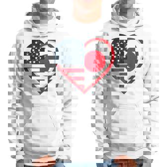 米国 アメリカ 日本 ハートフラッグ 二重国籍。 パーカー - Kawaiitshirt