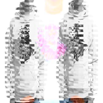 紫の蘭を持つイエス パーカー - Kawaiitshirt