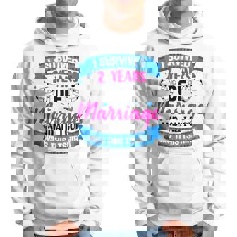 結婚2年 結婚2周年 パーカー - Kawaiitshirt