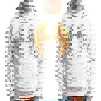 背中には金色の天使の羽 パーカー - Kawaiitshirt