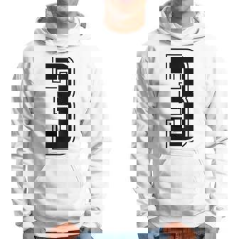 背番号 3 チーム短大スポーツ背番号付きユニフォーム パーカー - Kawaiitshirt