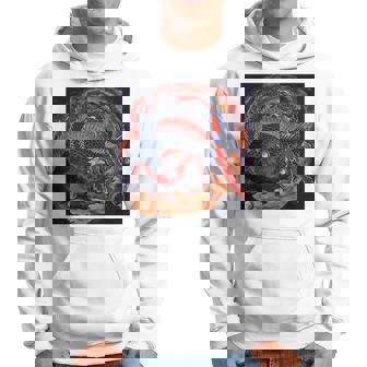 葛飾北斎作 鳳凰 長袖tシャツ パーカー - Kawaiitshirt