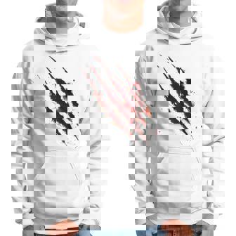 血まみれのシャツ ハロウィン ゾンビ 爪 マーク 血のはね パーカー - Kawaiitshirt