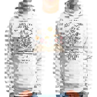 読書は目で見る夢を見る本好き読者 長袖tシャツ パーカー - Kawaiitshirt