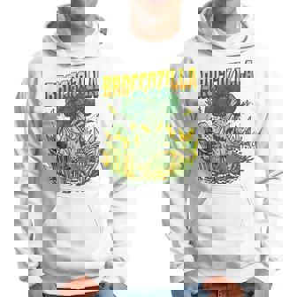 都市を攻撃する巨大なブロッコリーモンスター面白いブロッコリー パーカー - Kawaiitshirt