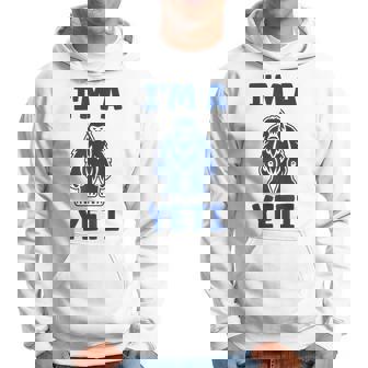 野獣のイエティ 忌まわしい雪だるまのユーモア 私はイエティが大好き I'm A Yeti パーカー - Kawaiitshirt