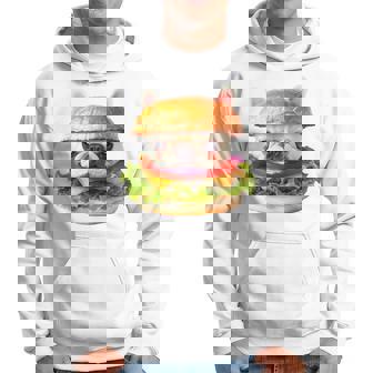 面白いtシャツ フレンチブルドッグ 犬 ハンバーガー メンズ グッズ かわいい おもしろ 面白い 服 ネタ 長袖tシャツ パーカー - Kawaiitshirt