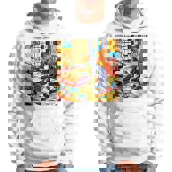 面白いtシャツ 猫 ネコ 読書 勉強 メンズ 猫好き グッズ おもしろ 面白い 服 ネタ 猫の下僕 浮世絵 長袖tシャツ パーカー - Kawaiitshirt