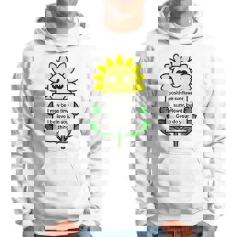 面白いひまわりおもちゃ ポジティブカード ポジティブヒマワリ パーカー - Kawaiitshirt