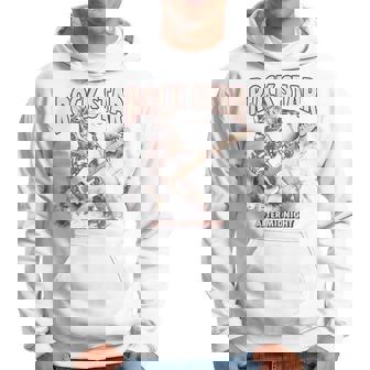 面白いギター猫 エレキギターでロックを弾く猫 長袖tシャツ パーカー - Kawaiitshirt