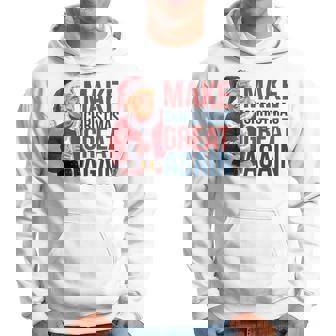 面白いクリスマスグレートアゲイントランプサンタファンusaホリデー 2024 パーカー - Kawaiitshirt