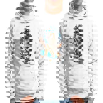 面白いスケートボード バーニーズマウンテンドッグ スケーター スケートグラフィック パーカー - Kawaiitshirt