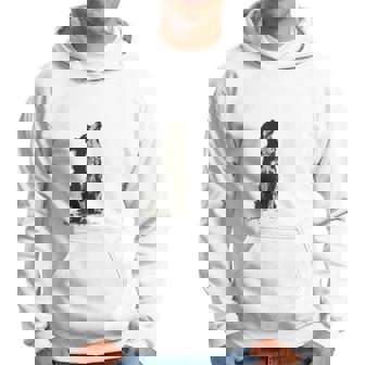 飼い主を見ているボーダーコリー 農場の犬 パーカー - Kawaiitshirt