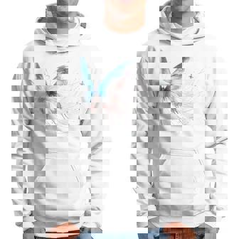 魔法の蝶 エレガント 神秘的な蝶 銀河 星 長袖tシャツ パーカー - Kawaiitshirt