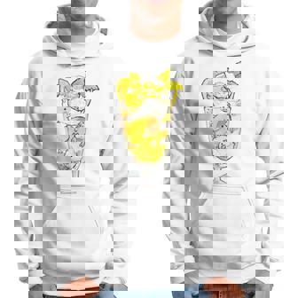 鳥パフェイエロー オカメインコ ラブバード バギー パーカー - Kawaiitshirt