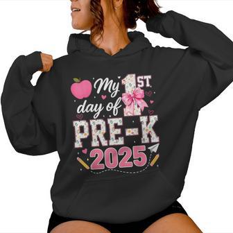 My 1St Day Of Pre-K 2025 Back To School Teacher Boy Girl Women Hoodie - Thegiftio UK
