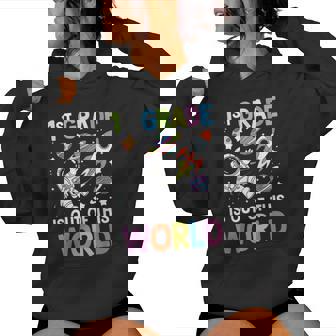 1St Grade Is Out Of This World Space Teacher Back To School Women Hoodie - Monsterry