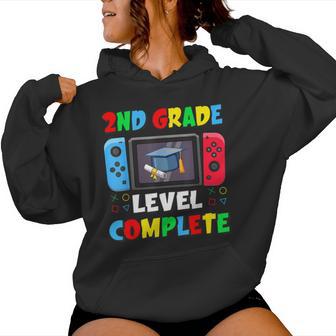 2Nd Grade Level Complete Last Day Of School Video Game Boys Women Hoodie - Thegiftio UK