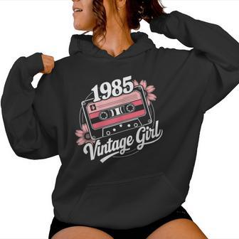 40 Años Intage 1985 Cumpleaños 40 Retro 1985 Sudadera con capucha para mujer - Regaloses
