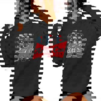 4Th Of July Ameri Can Usa Flag Patriotic Dad Women Women Hoodie - Monsterry