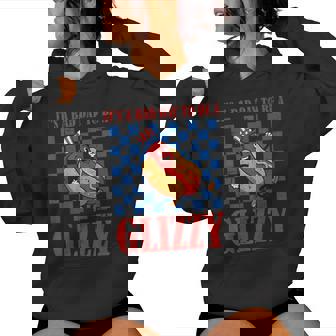 4Th Of July Hotdog Bad Day To Be Glizzy Women Women Hoodie - Monsterry