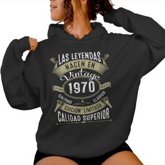 55 Años Cumpleaños Regalo Hombre Intage 1970 Sudadera con capucha para mujer - Regaloses