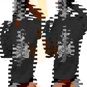 Abc 123 Western Teacher Life Cowboy Cowgirl Teaching Women Women Hoodie - Thegiftio