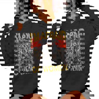 Afraid Of Edgy Skeleton Bootleg Hard Skeleton Meme Women Hoodie - Monsterry