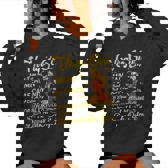 African American Birthday Black Virgo Girl Women Hoodie | Seseable CA