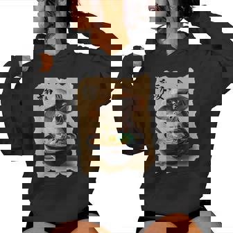 Âne Homme Kawaii Mangeant Ramen Japonais Âne Sweat à capuche femme - Cadeauxyz