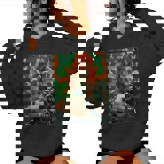 Avec Filleur Elle Rousse Irlandaiseexy Avec Moto Sweat à capuche femme - Cadeauxyz