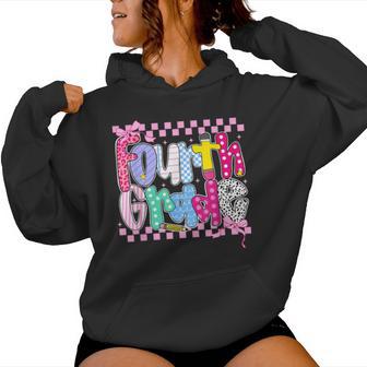 Back To School Hello Fourth Grade Team 4Th Grade Boy Girl Women Hoodie - Thegiftio UK