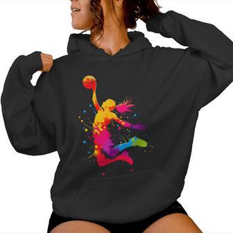 Basketball & Basketball Graphic Women Girls & N Girls Women Hoodie - Thegiftio UK