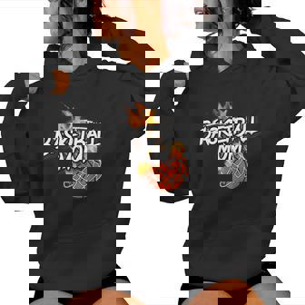 Basketball Mom Basketball Equipment Lit On Fire Basketball Kapuzenpullover für Damen - Seseable