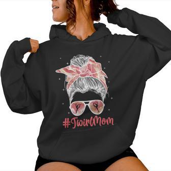 Baton Twirling Mom Of A Baton Twirler Baton Twirling Mama Women Hoodie - Thegiftio UK