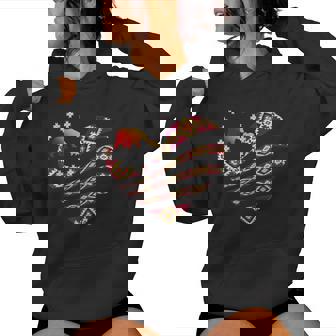 Bear Heart Mother's Day Native American Women Hoodie | Mazezy