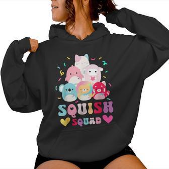 Birthday Girl Birthday Squish Squad Mallow Girl Women Hoodie - Thegiftio UK
