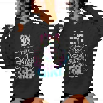 Im The Birthday Girl Tie Dye Colorful Bday Girl Party Women Hoodie - Monsterry