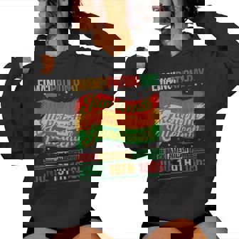Black American Freedom 1865 Junenth Women Hoodie - Thegiftio UK