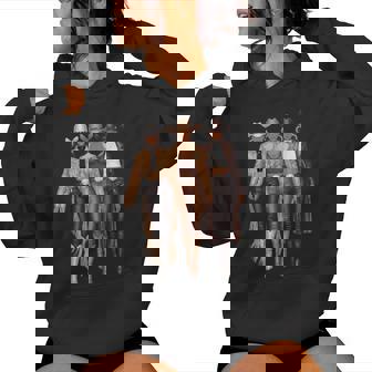 Black Cowgirl Western Rodeo Country Junenth Women Hoodie - Monsterry