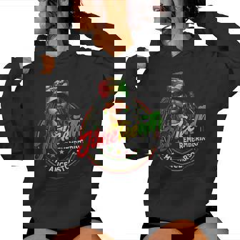 Black Junenth Remembering My Ancestors 1865 Women Hoodie - Thegiftio