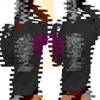 Black Woman Mom African American Happy Mother's Day Women Hoodie - Thegiftio