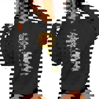 Blessed To Be Called Grammy Sunflower Elephant Women Hoodie - Monsterry