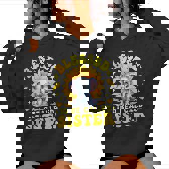 Blessed To Be Called Sister Mother's Day Elephant Sunflower Women Hoodie | Mazezy