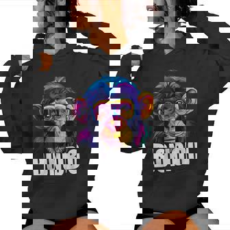 Bonoboisage Deinge Coloré Pour Amoureux Des Animaux Hommes S Noir Sweat à capuche femme - Cadeauxyz
