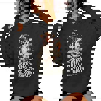 Boots On Ground Junenth Cowgirl Western Rodeo Black Women Women Hoodie - Thegiftio
