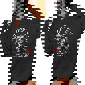 Bourbon Goes In Wisdom Comes Out Monkey Whiskey Lovers Women Hoodie - Thegiftio